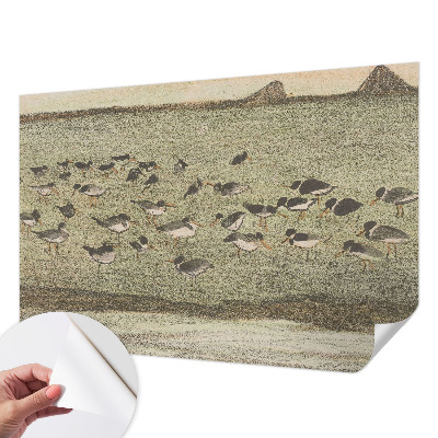 Självhäftande fotovägg Fågelns fred