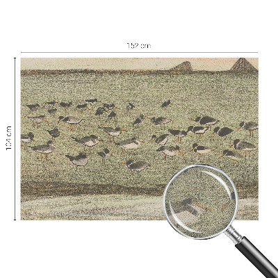 Självhäftande fotovägg Fågelns fred