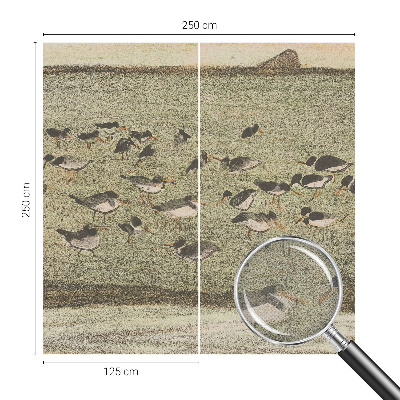 Självhäftande fotovägg Fågelns fred