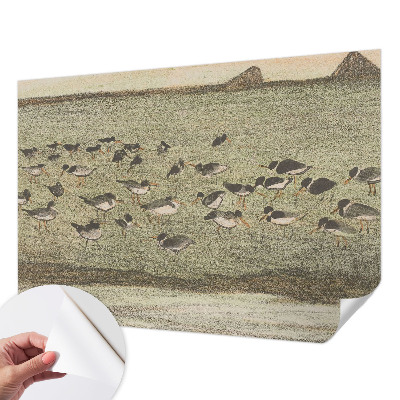 Självhäftande fotovägg Fågelns fred