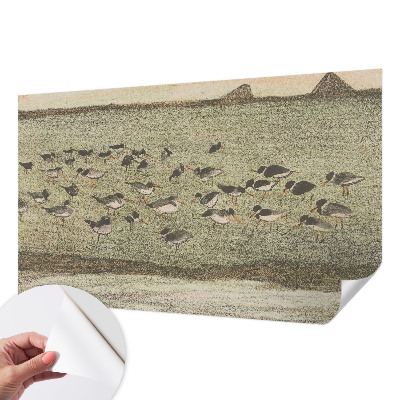 Självhäftande fotovägg Fågelns fred