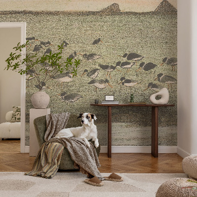 Självhäftande fotovägg Fågelns fred