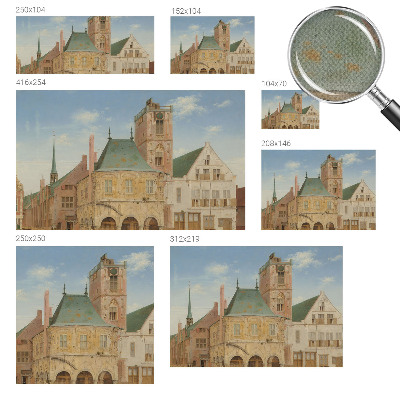 Fototapet barn Historiska rådhuset