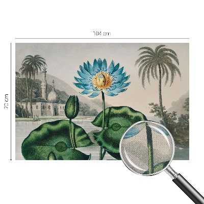 Fototapet för barn med ett exotiskt landskap