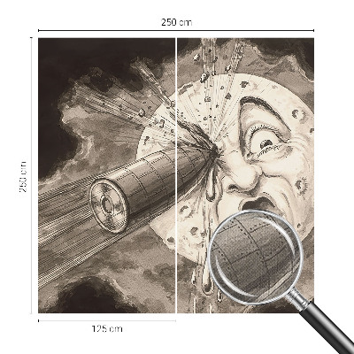 Självhäftande fotovägg Kosmisk kollision