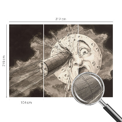 Självhäftande fotovägg Kosmisk kollision