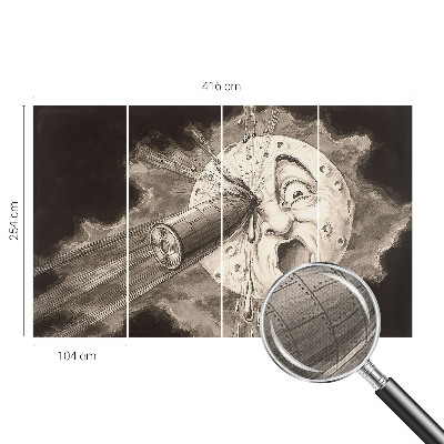 Självhäftande fotovägg Kosmisk kollision