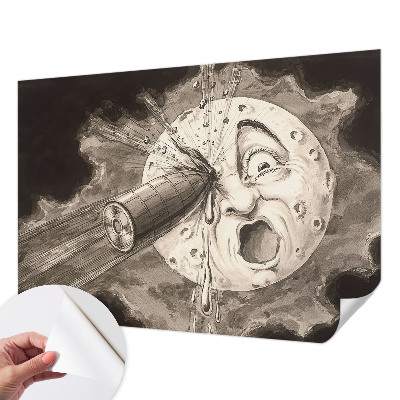 Självhäftande fotovägg Kosmisk kollision