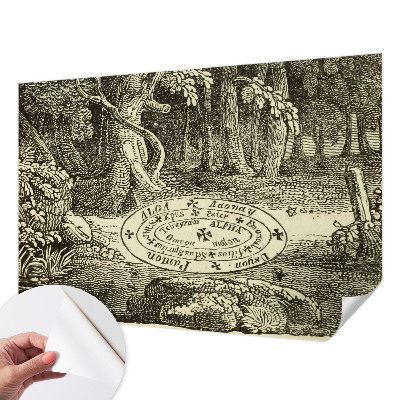 Peel and stick fototapet Magisk cirkel