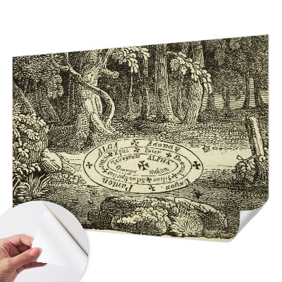 Peel and stick fototapet Magisk cirkel