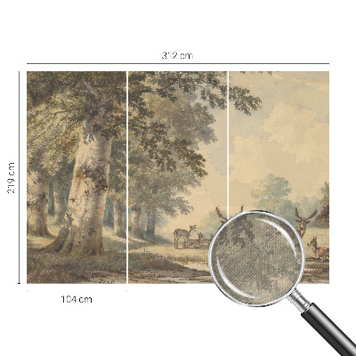 Fototapet barn Skogsfred