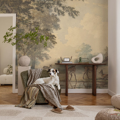 Fototapet barn Skogsfred