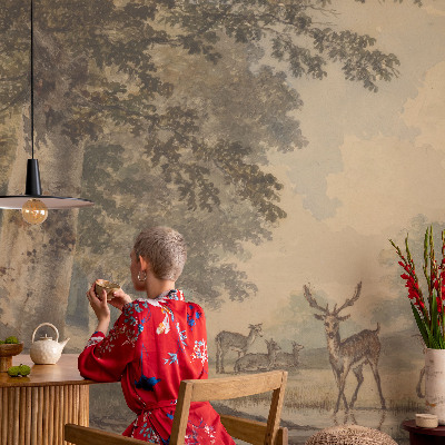 Fototapet barn Skogsfred