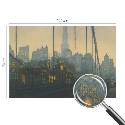 Fototapet barnrum Kvällspanorama