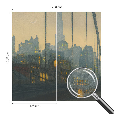 Fototapet barnrum Kvällspanorama