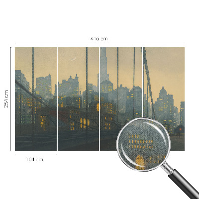 Fototapet barnrum Kvällspanorama