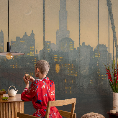 Fototapet barnrum Kvällspanorama