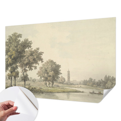 Fototapet för barn En lugn park