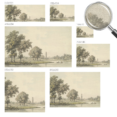 Fototapet för barn En lugn park