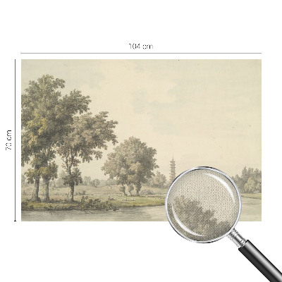 Fototapet för barn En lugn park