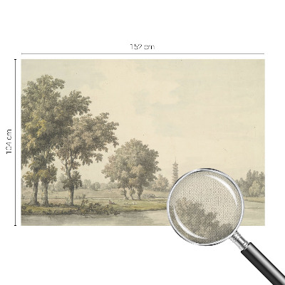 Fototapet för barn En lugn park