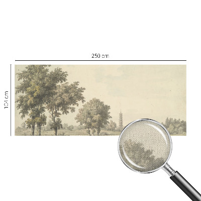 Fototapet för barn En lugn park