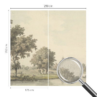 Fototapet för barn En lugn park