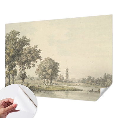 Fototapet för barn En lugn park