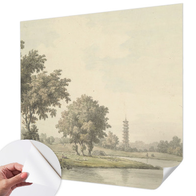 Fototapet för barn En lugn park