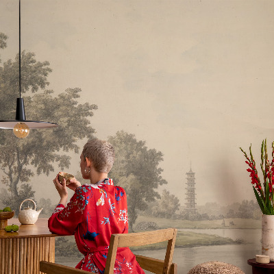 Fototapet för barn En lugn park