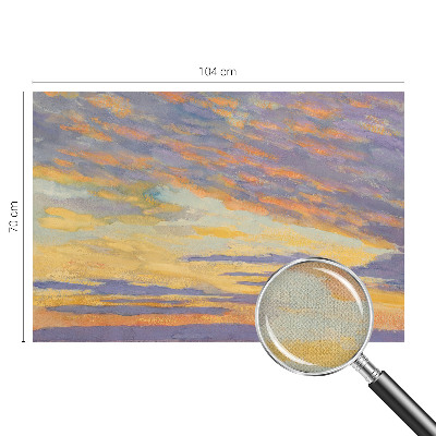 Fototapet barnrum med en pastellfärgad himmel