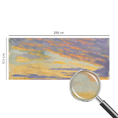 Fototapet barnrum med en pastellfärgad himmel