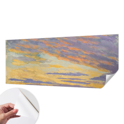 Fototapet barnrum med en pastellfärgad himmel