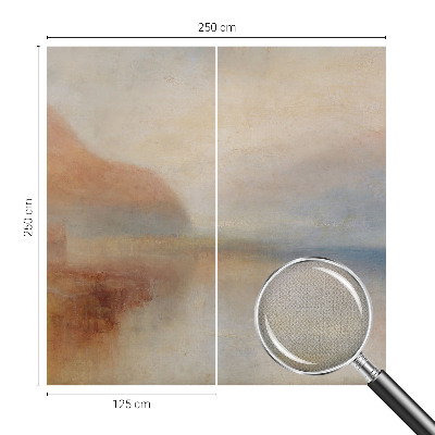 Fototapet för barn med ett eteriskt landskap
