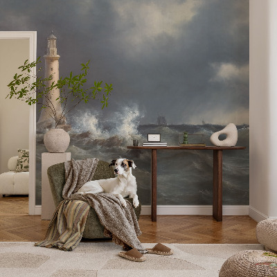 Fototapet barnrum Havsstormar