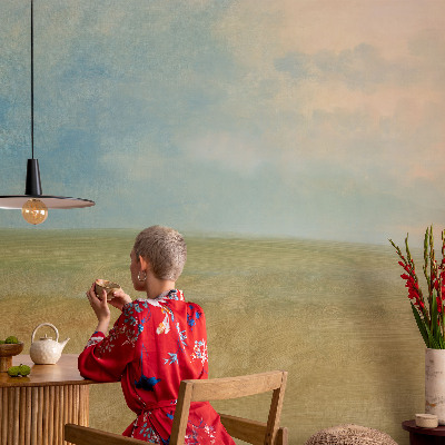 Fototapet för barn Pastellfält