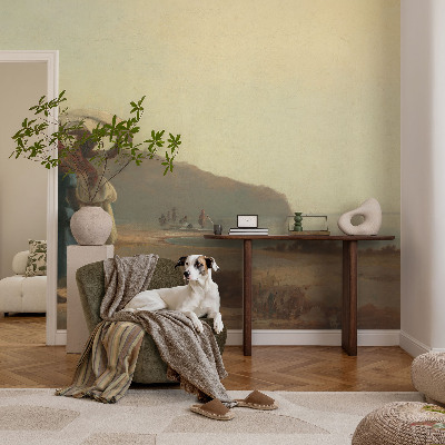 Självhäftande fototapet En promenad vid havet