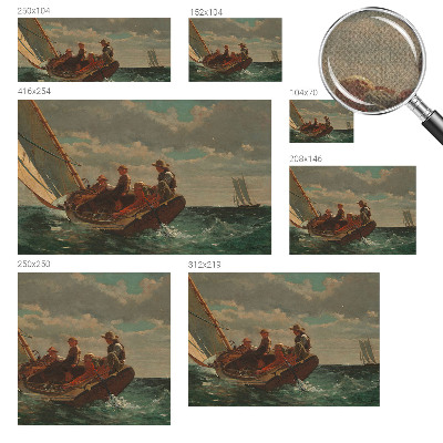 Självhäftande fotovägg Sjöexpedition