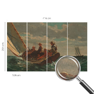 Självhäftande fotovägg Sjöexpedition