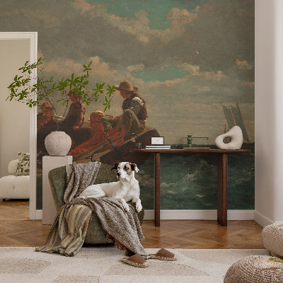 Självhäftande fotovägg Sjöexpedition