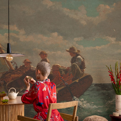 Självhäftande fotovägg Sjöexpedition