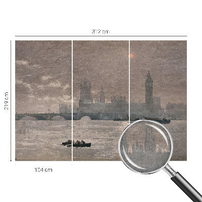 Peel and stick fototapet Nattpanorama