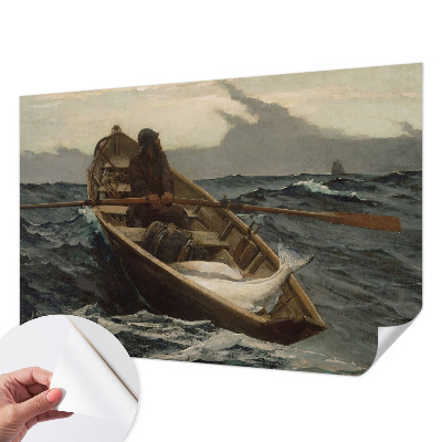 Fototapet barn Fiskare till sjöss