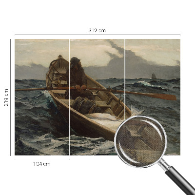 Fototapet barn Fiskare till sjöss