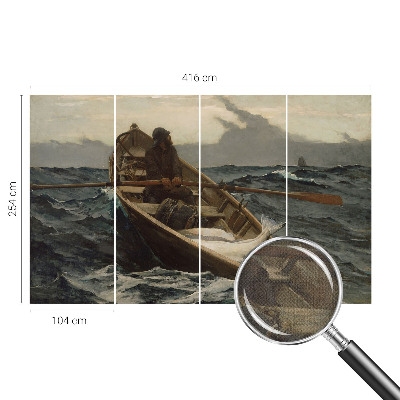 Fototapet barn Fiskare till sjöss