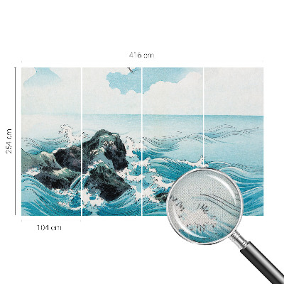 Fototapet för barn med motiv av havet
