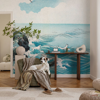 Fototapet för barn med motiv av havet