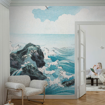 Fototapet för barn med motiv av havet