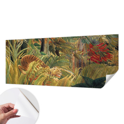 Fototapet barn med en exotisk tiger