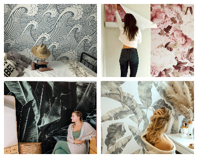 Fototapet barn med en exotisk tiger
